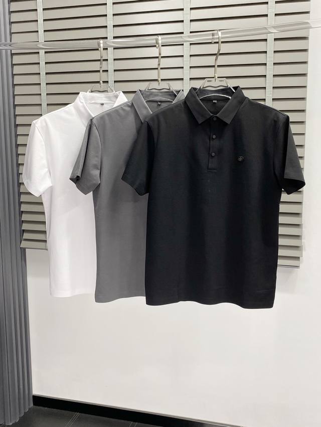 Ferragam菲拉格慕独家专供新款原单男士休闲春夏翻领短袖 高端 高端版本 时尚百搭爆款进口面料 手感超柔软细腻 穿着亲肤舒适 高端精品 代工厂P精细做工 上
