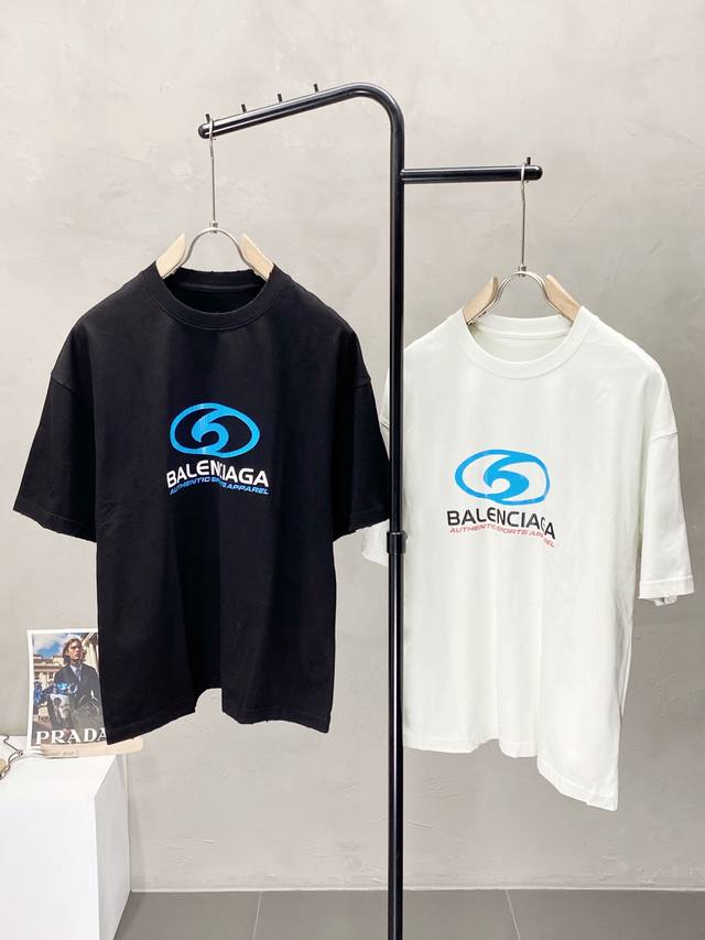 Balenciga巴黎世家独家专供新款原单男士休闲短袖 高端 高端版本 时尚百搭爆款进口面料 手感超柔软细腻 穿着亲肤舒适 高端精品 代工厂P精细做工 上身非常