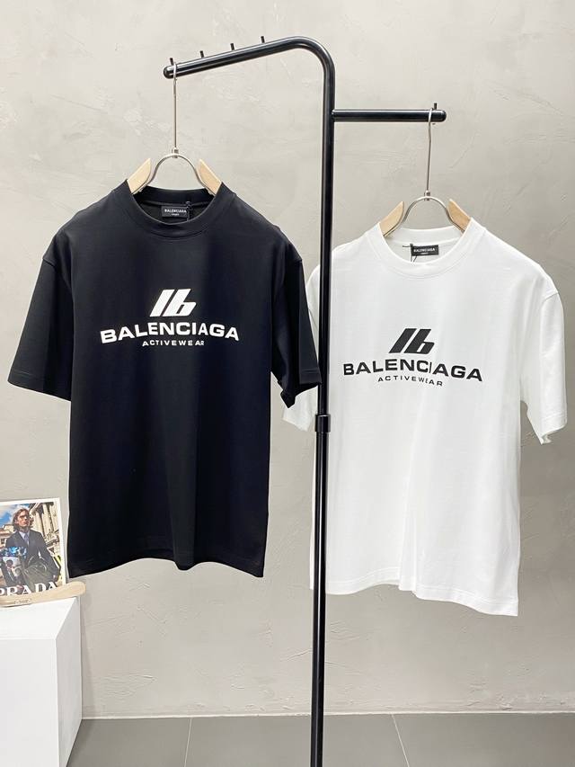 Balenciga巴黎世家独家专供新款原单男士休闲短袖 高端 高版本 时尚百搭爆款进口面料 手感超柔软细腻 穿着亲肤舒适 高端精品 代工厂P精细做工 上身非常赞