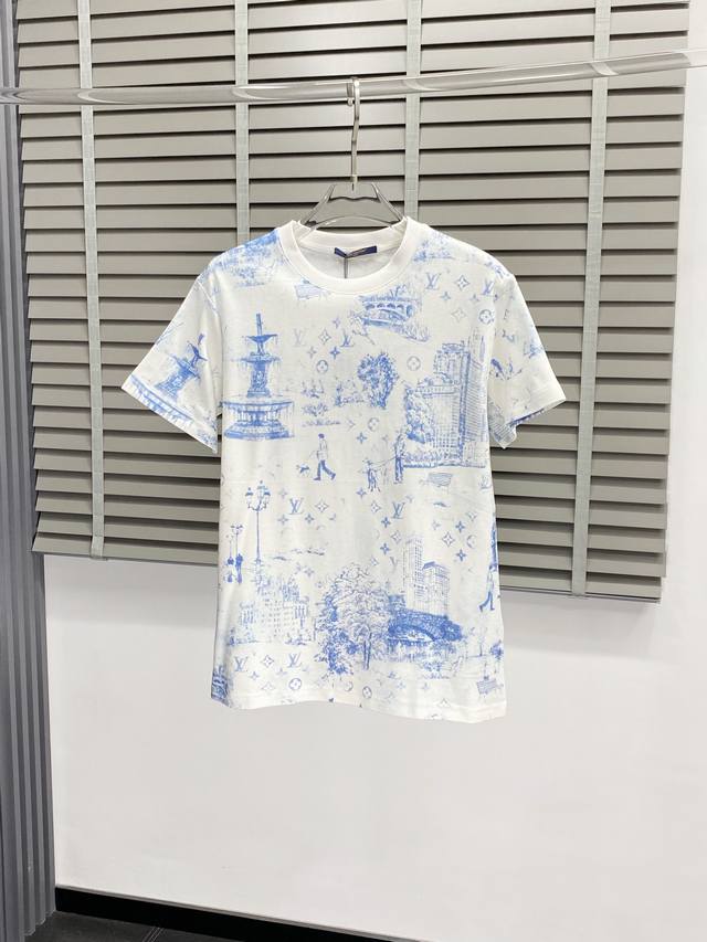 Louis Vuitton路易威登Lv独家专供新款原单男士休闲短袖 高端 高端版本 时尚百搭爆款进口面料 手感超柔软细腻 穿着亲肤舒适 高端精品 代工厂P精细做