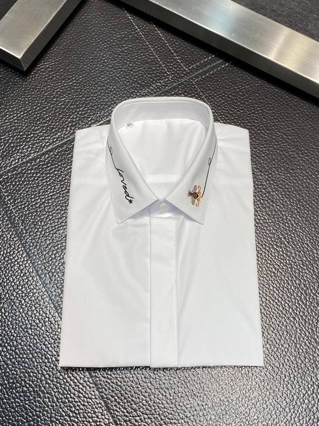 Gucci古驰 独家专供新款原单男士休闲Polo短袖衬衫 高端 高版本 时尚百搭爆款进口面料 手感超柔软细腻 穿着亲肤舒适 高端精品 代工厂P精细做工 上身非常