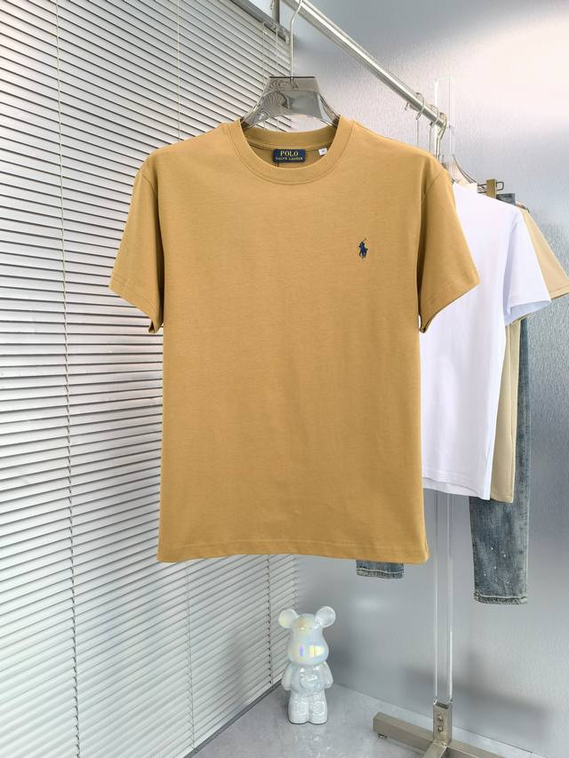 拉夫劳伦 Polo 长年有货 短袖T恤 280G 情侣款男女同款 采用进口定制定染面料 时尚不失奢华 品质毋庸置疑 上身效果超赞 单品非常别具特色 颜色：图片色
