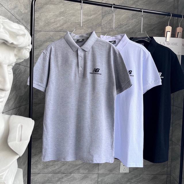 New Balance新百伦Nb专柜长青款三色Polo短袖T恤重磅上新 高品质专柜款翻领Polo面料采用高端采用双纱爽滑棉！丝滑柔顺！不变形，不起球！ 大厂缝制