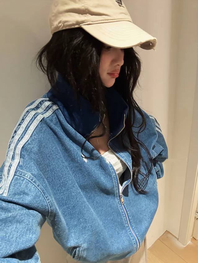 Polo 拉夫劳伦 精密的刺绣搭配金属拉链还有松弛的牛仔面料进行混撞就很耐看很经典 蓝色 尺码 S M L S 80-95 斤 M95-115斤 L115-13