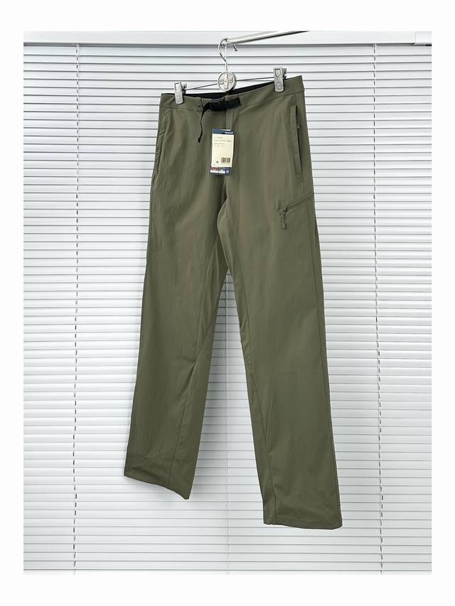 美山软壳休闲长裤 黑色 绿色 S-Xl 美山 Montbell O.D. Pants Men's 日系防水速干纯色户外超轻防风防紫外线徒步登山露营直筒休闲裤 1