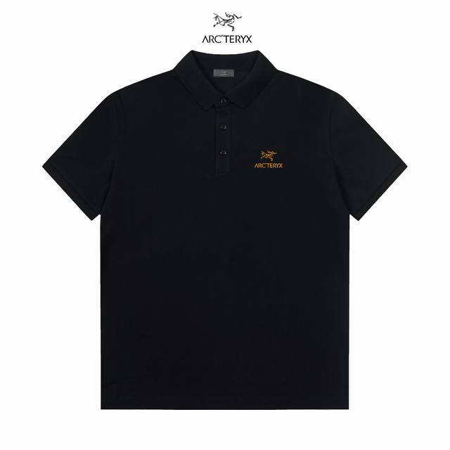 Arcteyx 始祖鸟字母Logo 精美Logo Polo衫 升级，灵感源自八十年代复古 原版面料 官方同款 定制 同缸染面料 手感非常舒服 春夏最新砖柜同步