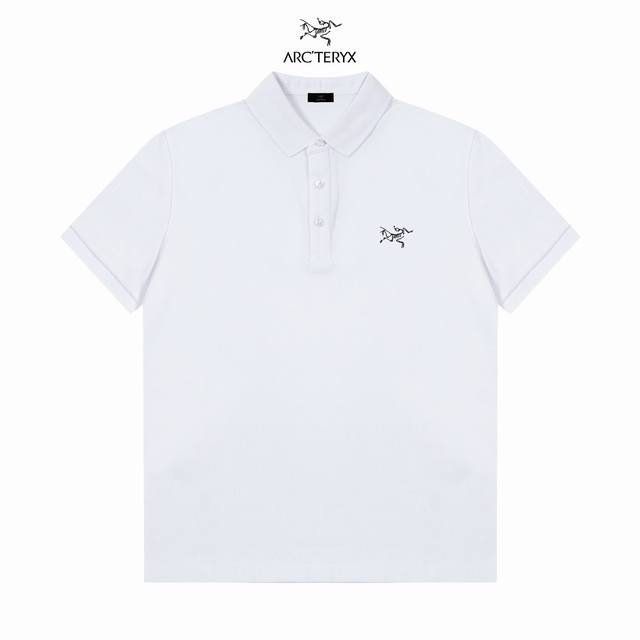 Arc'teryx 始祖鸟字母Logo 精美徽标Polo衫 升级，灵感源自八十年代复古 原版面料 官方同款 定制 同缸染面料 手感非常舒服 春夏最新砖柜同步 时