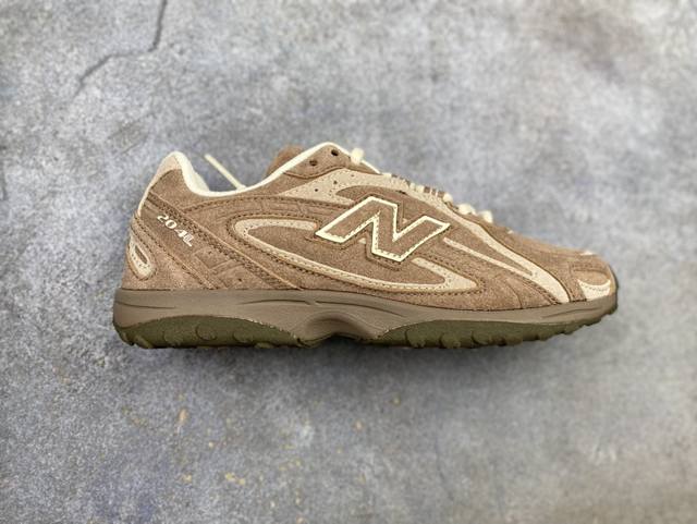 New Balance 204L 薄底鞋 薄底皮质鞋带德训Miu系 减震耐磨包裹性支撑轻便 低帮 生活休闲鞋 轻盈脚感质感兼具 鞋身搭载Eva科技中底,适用多元