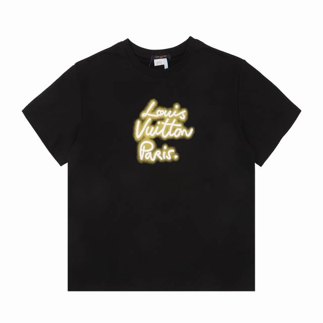 Louis Vuitton 路易威登 霓虹标识圆领短袖T恤 Size：S-L