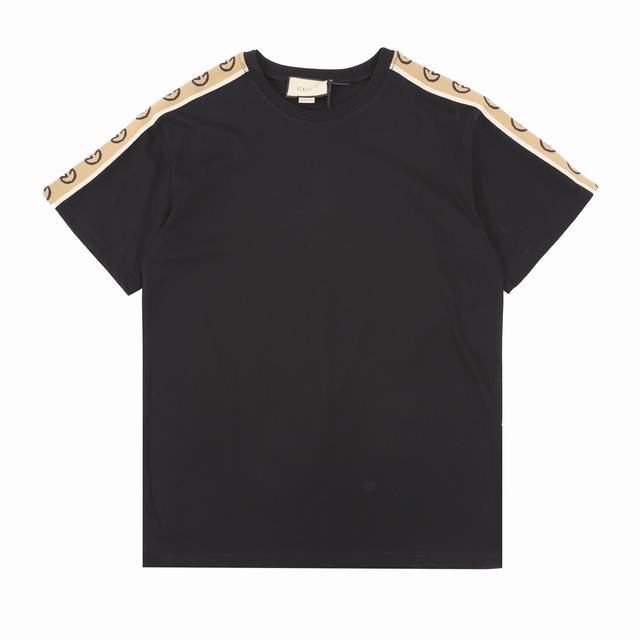 Gucci 古驰 侧边织带圆领T恤 Size：S-L
