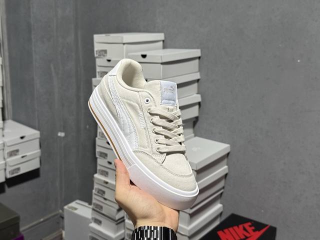 Puma 彪马 Court Classic Vulc Fs 男女运动板鞋 新款男女同款情侣复古休闲鞋 货号：396353 20 尺码:35-45 半