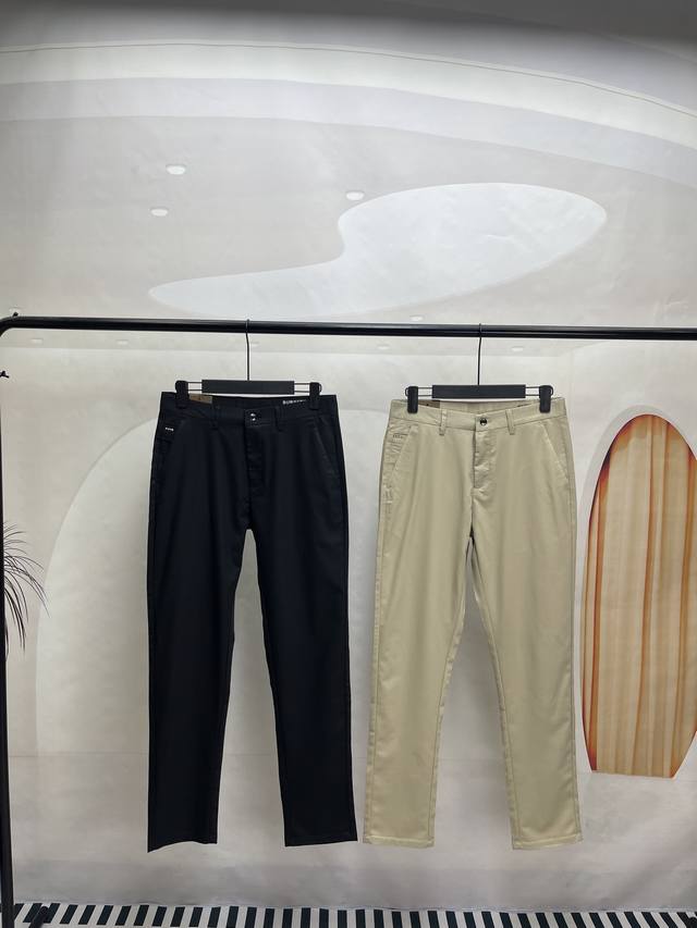 Burberry 巴宝莉秋季新款战马男士商务休闲裤新款男士休闲西裤， 男士高端商务休闲裤 客供进口臻选100%生态环保棉质面料 非市面各种由涤纶、化纤、尼龙仿制