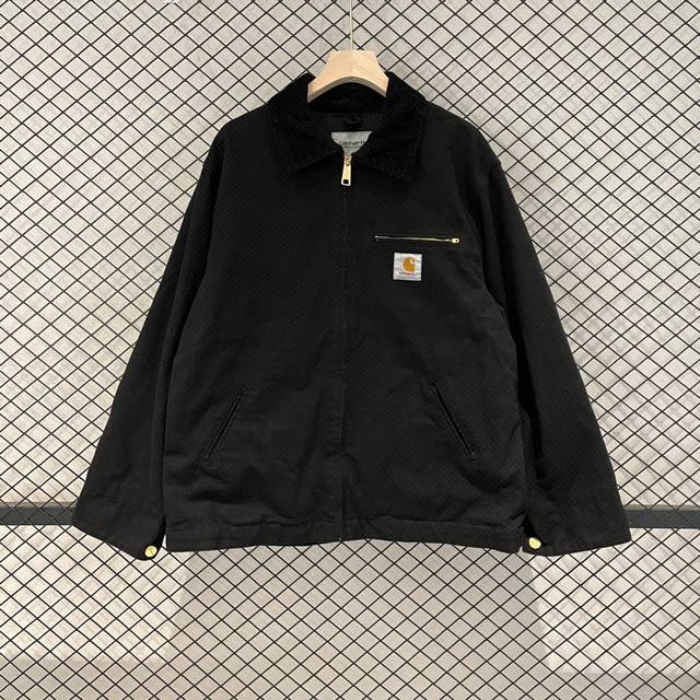 外套 棉服 Carhartt 卡哈特 底特律 复古帆布 重磅厚工装夹克加棉外套 六色外套和六色棉服两个版本，定织高密纯棉帆布面料，成衣酵洗，骨节处略磨白效果，整