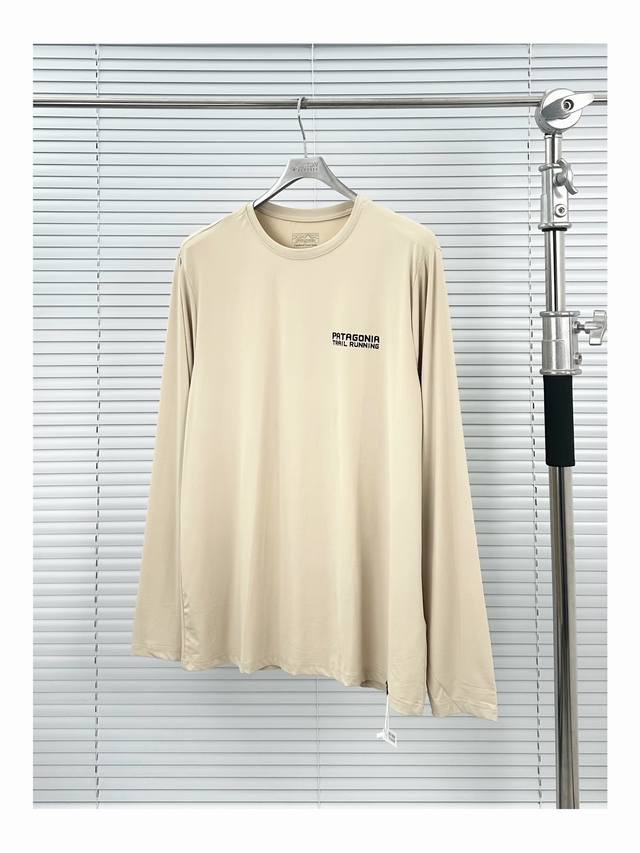 巴塔C1速干衣 米白:S-M-L-Xl 特丝滑｜太舒服了#！ C1系列 高品质 巴塔哥尼亚 Patagonia山峰印花 科技凉感冰丝面料 吸湿排汗速干透气 弹力