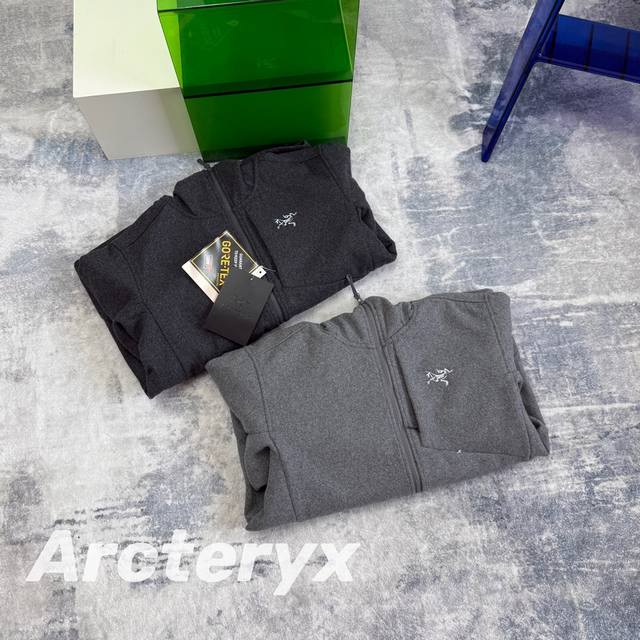 Arcteryx始祖鸟Sawyer Wool Hoody羊毛防风连帽软壳夹克外套 男女同款 - 辅料：原版拆解开发，一比一定制的小标，领标，水洗，吊牌，五金等等