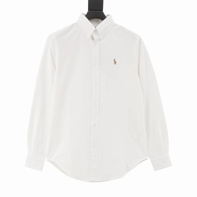 Ralph Lauren拉夫劳伦 R61牛津纺彩马Logo刺绣排扣翻领经典长袖休闲衬衫 纯棉牛津纺面料材质，成衣水洗，亲肤舒适，经典刺绣Logo，无敌百搭，商务