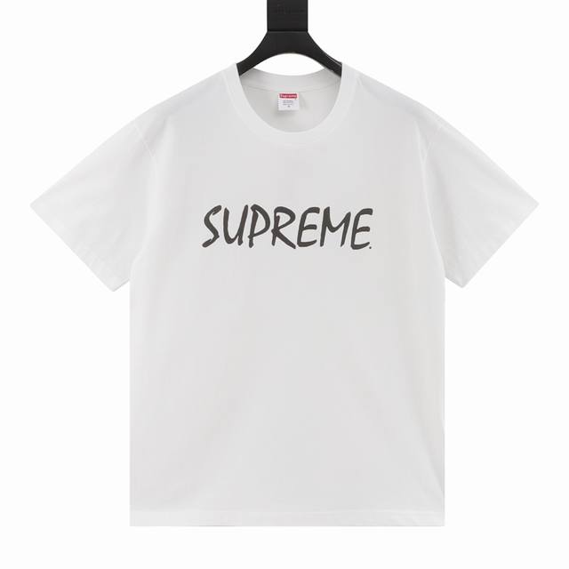 Supreme Fw24 胸前Logo印花图案圆领短袖T恤 Size：S-Xl