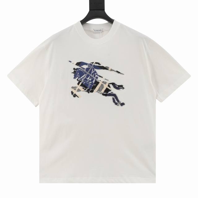 巴宝莉Burberry 牙刷绒战马刺绣短袖 Size：Xs-Xl