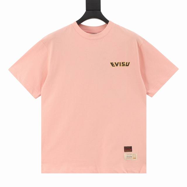 Ev福神 新比心佛头字母印花休闲短袖T恤 Size：S-Xxl
