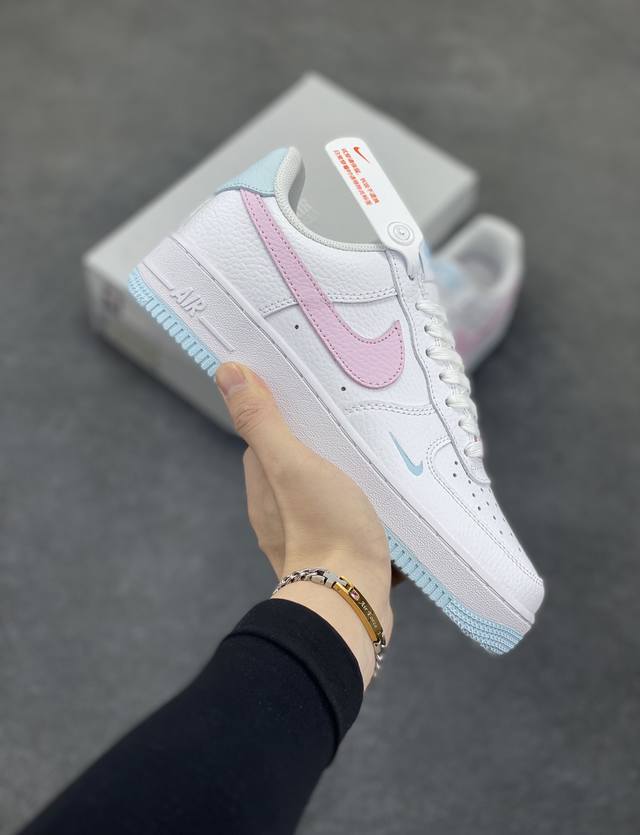 超级福利 核心特价 长期补货 Nike Air Force 7 Low空军一号板鞋 白粉 原楦头原纸板 打造纯正空军版型#专注外贸渠道 全掌内置蜂窝气垫 #原盒