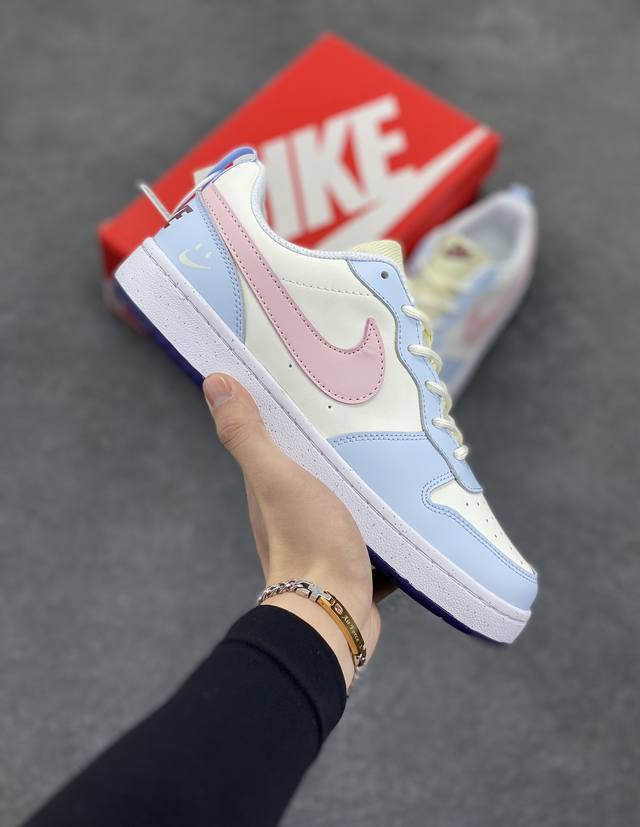 超级福利 核心特价 长期补货 Nike Court Borough Low 低帮百搭透气休闲运动板鞋男女鞋 经典耐用的设计，兼顾舒适脚感和出众风范，演绎匠心之作