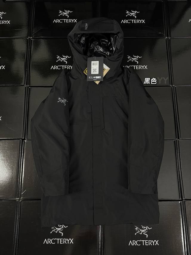 Arcteryx Therme Parka 始祖鸟防水羽绒派克大衣外套男6581 6696 中长款 连帽羽绒服 防风 防水 保暖夹克外套 刺绣标！ 新款 Rus
