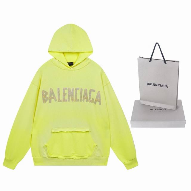 实拍图 顶级版本.官网品质 Balenci*Ga 巴黎.23Ss最新经典大爆款.第一时间购入原板.颜色.印花.水洗.制作跟回正品.巨别市场错版.欢迎对比。胶带直