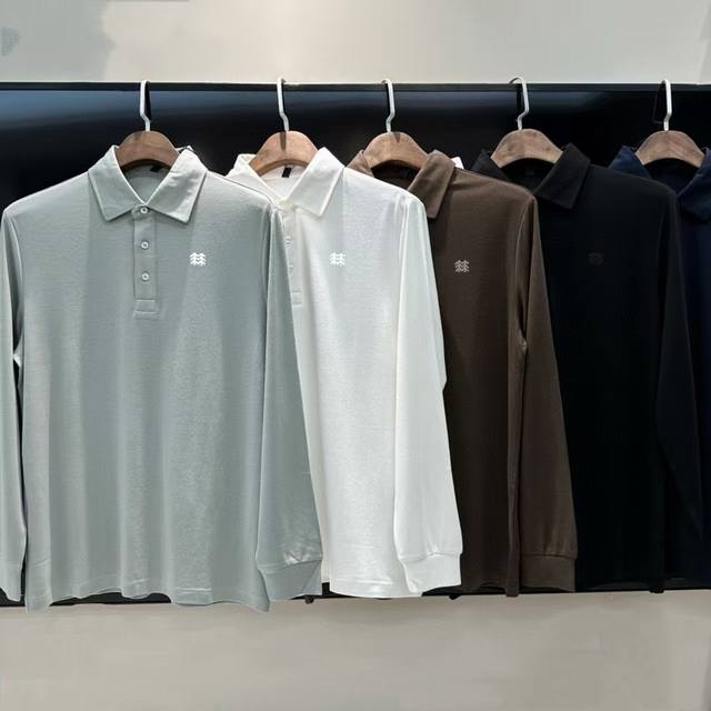 供 控 Kolon Sport可隆2025秋季轻奢胶原纤维长袖 颜色：纯白 黑色 灰绿 咖棕色 藏青 尺码：M到4X 可隆专柜款 无敌超高品质平替 ，290G质