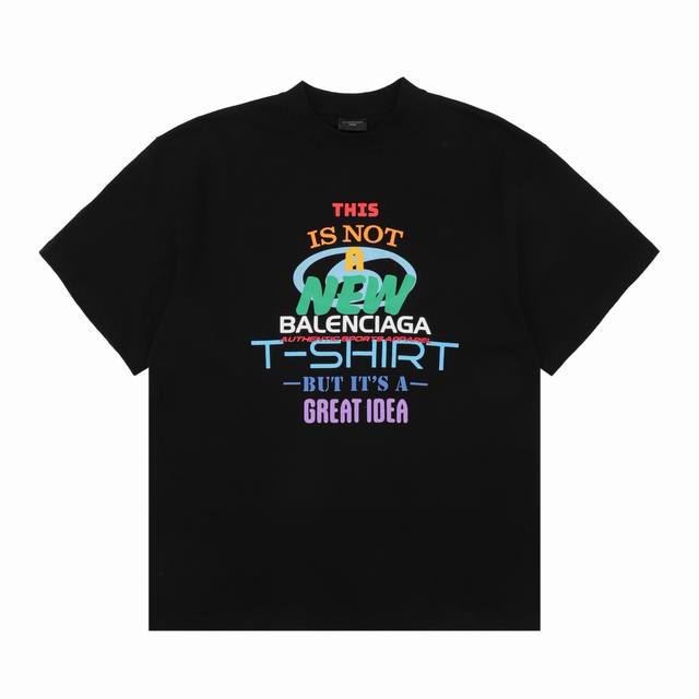 Balenciaga 巴黎世家 新主意印花圆领短袖 尺码:Xs-L