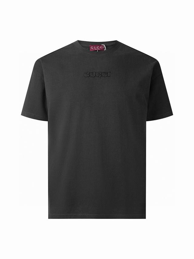 特价 Zp版本 码数 S -Gucci 25最新官网 胸前贴布立体刺绣短袖T恤 男女同款 -采用原版洗水后300G定制全棉定制定染双纱面料 螺纹同缸定染零色差