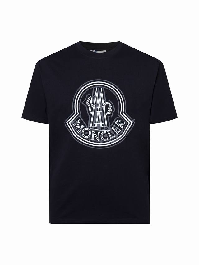 特价 码数 S L Xl -Moncler蒙口官网经典款 标识印花 短袖T恤 男女同款 -采用原版280G定制定染双纱紧密度面料 螺纹同缸定染零色差 独家品质区