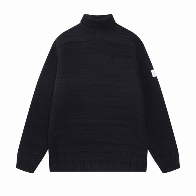 Maison Margiela 马吉拉立体针织高领破洞针织毛衣 颜色：绿色 黑色 码数：M L Xl Xxl