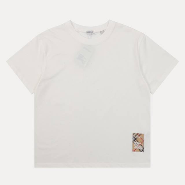 Burberry 巴宝莉 下摆战马徽标圆领短袖 Size：Xs-L