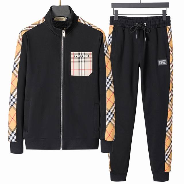 秋冬新款Burberry男款套装.定制面料.高端品质.大气奢华. New .尺码：M-3Xl.