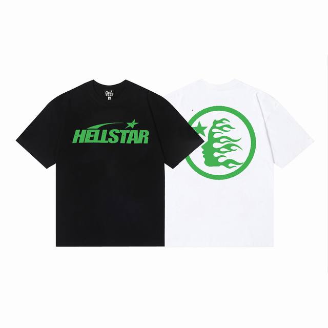 6700# Hellstar 地狱之星美式美潮高街纯棉宽松短袖T恤 顔色：白色 黑色 码数：S M L Xl