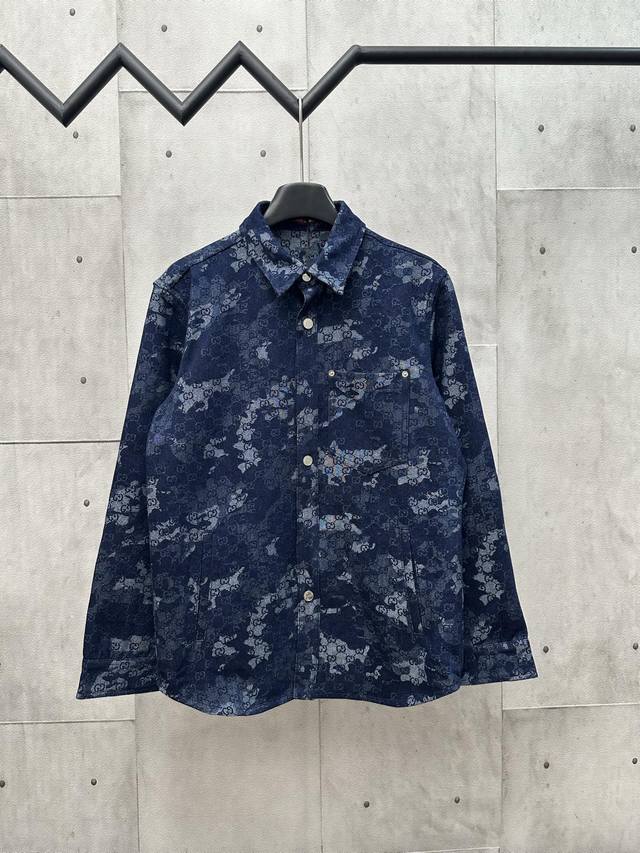 Gucci 古驰 25Ss 新款兰花花卉牛仔长袖外套 尺码：S M L Xl