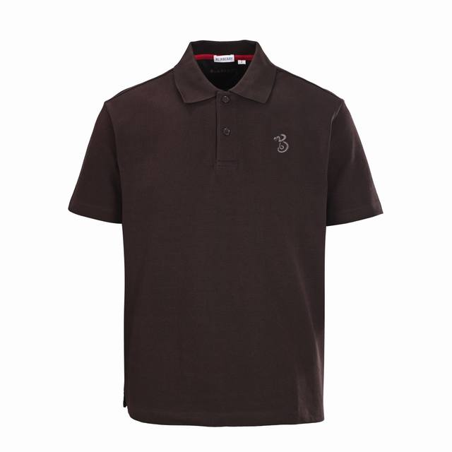 Burberry巴宝莉Bbr 蛇年限定 蛇形牌短袖Polo衫 原版5500购入开发，面料采用 G原版定制全棉，胸前蛇纹进口机激光刺绣，后领田岛机进口刺绣。龟背设