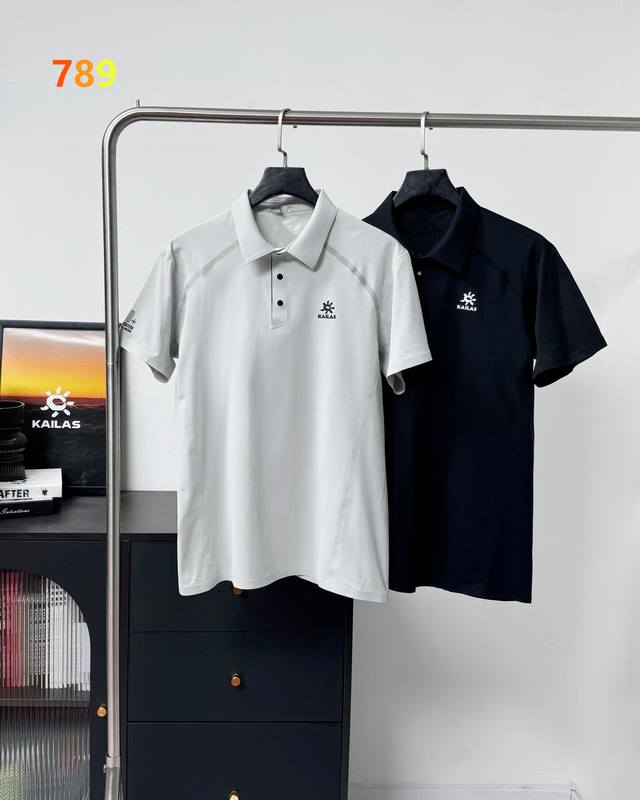 高端品质 无缝压胶 Kailas凯乐石短袖 Polo 衫吸湿速干防晒户外运动春夏季徒步通勤男 功能卖点： 采用进口专利面料，高蓬松卷曲纱有效减少凸点尴尬，穿着更