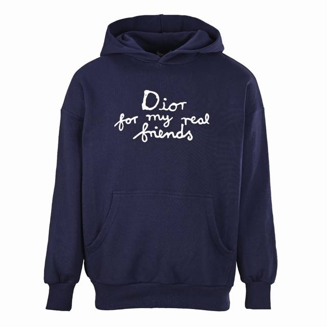 Dior迪奥Cd 胸前签名字母连帽卫衣 正品6922购入， 克精梳棉潮牌卫衣料，配套拉架罗纹440克，进口刺绣，面料酵洗，定制1：1商标，宽松版型 Size :