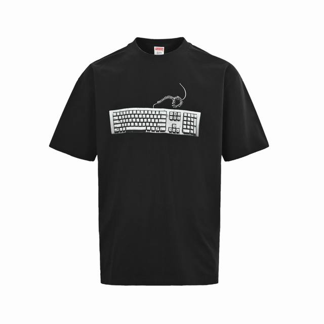 Supreme Ss19 Keyboard Tee Black 键盘图案美式短袖 Size:S-Xl
