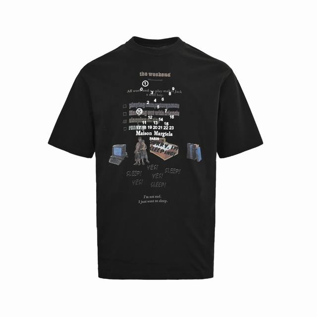 Maison Margiela 马吉拉 Ss25 多元素图案印花短袖 Size:S-Xl