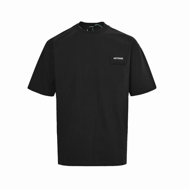 We11 Done 25Ss 小枕头Logo刺绣短袖 高密26支320克双纱纯棉面料 高克重 高版本 ，成衣经高温定型 穿洗不起球、不掉色、不缩水 Size:S