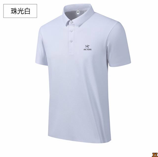 Arc’Teryx始祖鸟 独家实拍上新夏季高品质冰丝无痕T恤Polo衫纯色翻领上衣速干短袖，本季主打，货源充足，放心主推，高端品质，经典设计，做工出色，经典百搭