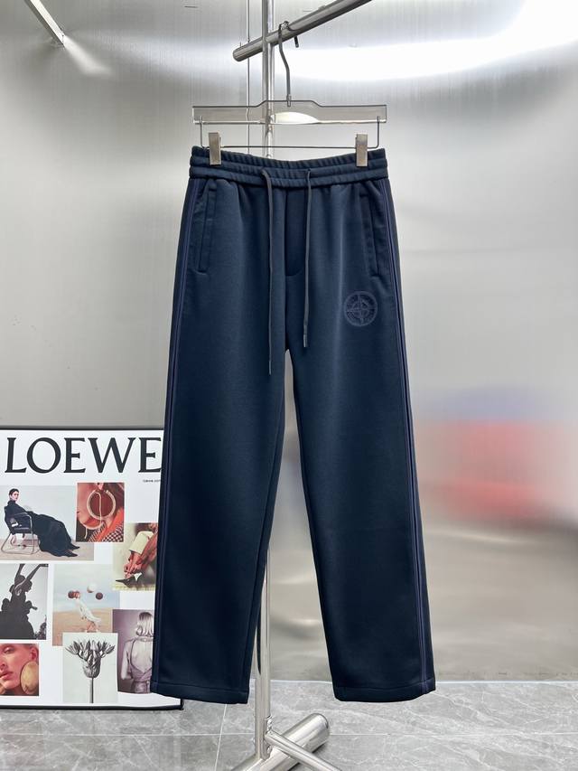 20643# New2025秋冬新款 休閒褲 獨家定制面料 顏色:黑蓝 Size:M-4Xl