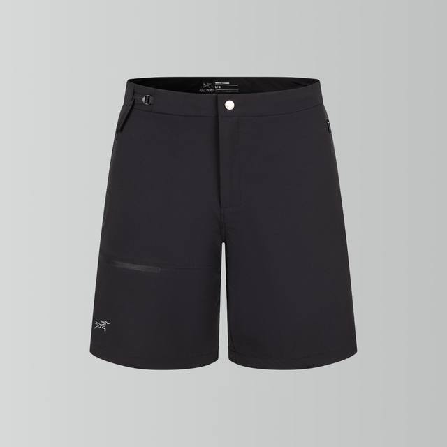 5可配信封 Arcteryx Gamma Quick Dry Short 11 轻量透气耐磨纯色速干短裤 男款 高端版本 专业性 户外机能速干短裤,四色可选 专