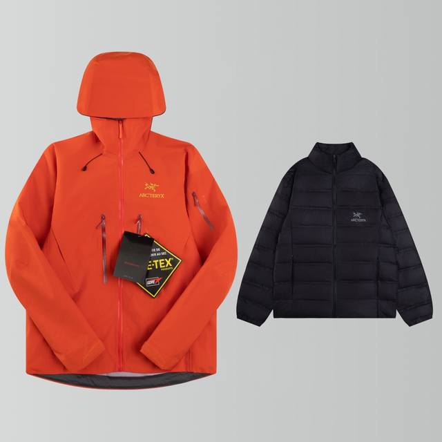地表最强三合一冲锋衣羽绒服，一衣三穿！内胆带Logo轻薄户外级90羽绒服！外层是天花板级别鸟Beta Sv 系列！ Arc‘Teryx Beta Sv六代 Go
