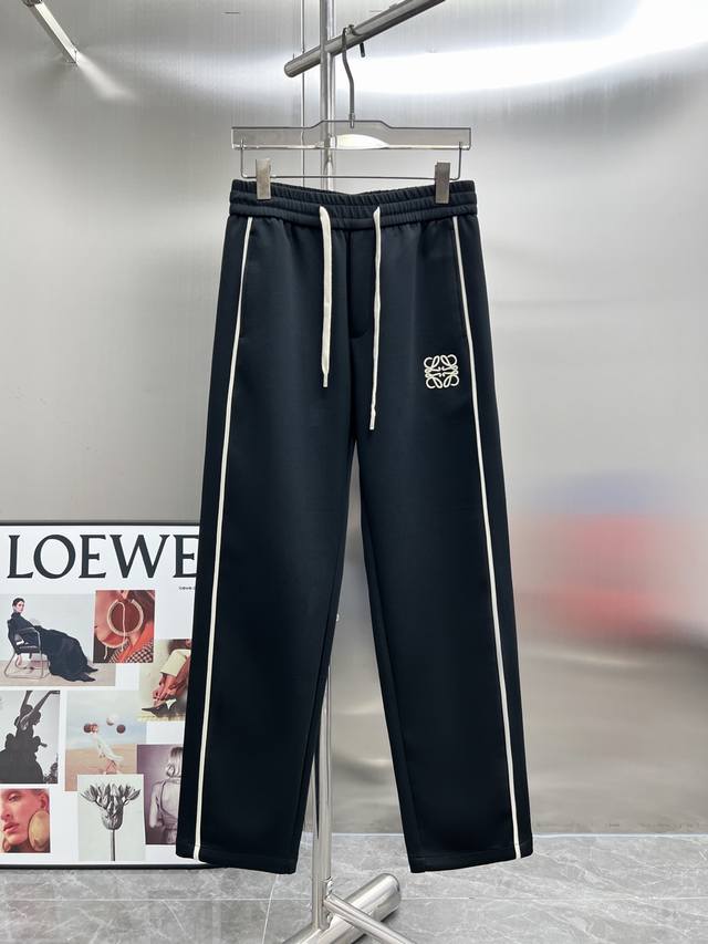 20639# New2025秋冬新款 休閒褲 獨家定制面料 顏色:黑米 Size:M-4Xl