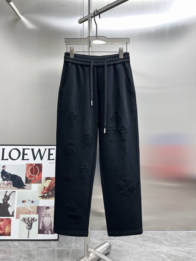20653# New2025秋冬新款 休閒褲 獨家定制面料 顏色:黑灰 Size:M-4Xl