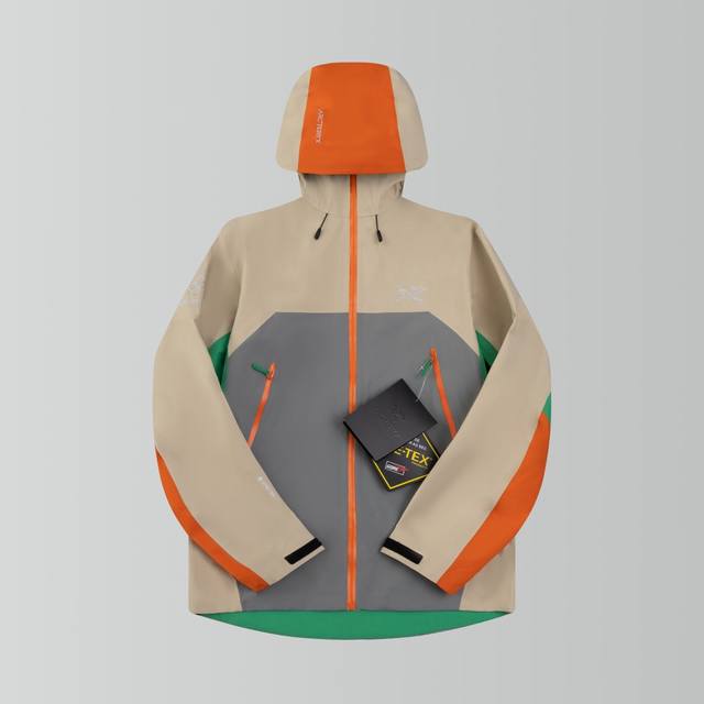 顶级版本南迦巴瓦#Arc'teryx# 始祖鸟松赞2.0联名款 南迦巴瓦系列 Beta Lightweight Jacket 冲锋衣户外防风防水连帽夹克 配备搜