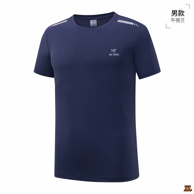 Arc’Teryx始祖鸟 独家实拍上新夏季高品质冰丝短袖T恤薄款宽松大码速干网眼情侣透气运动空调上衣T恤速干短袖，本季主打，货源充足，放心主推，高端品质，经典设